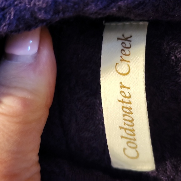 Women's purple zipfront midweight jacket - Picture 5 of 8